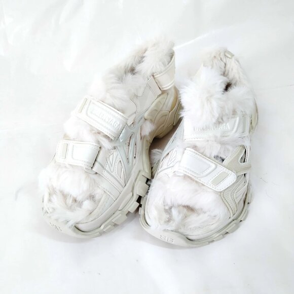 Balenciaga Sandals Women Whites PU leather 350-081425 - Picture 1 of 9